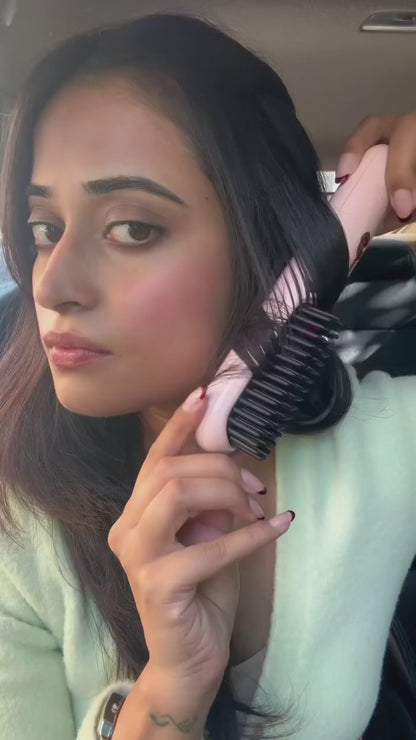 Rechargeable Wireless Hair Straightener Brush