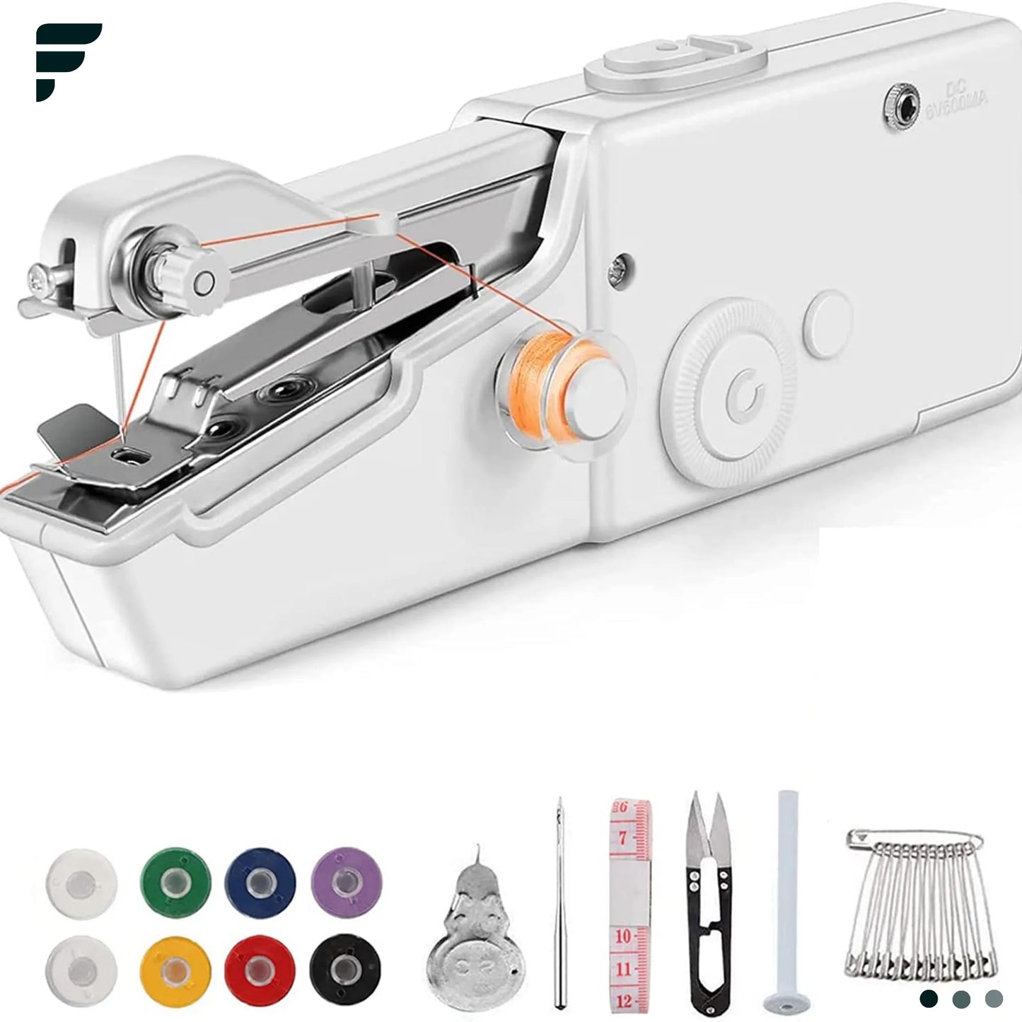 Handheld Sewing Machine, Portable Handy, Mini Needle Cordless Clothes Fabric Sewing Machine, Stapler Sewing Machine for Beginners