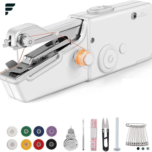 Handheld Sewing Machine, Portable Handy, Mini Needle Cordless Clothes Fabric Sewing Machine, Stapler Sewing Machine for Beginners