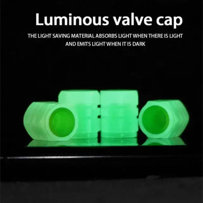 Luminous Tire Valve Cap (pack of 12)
