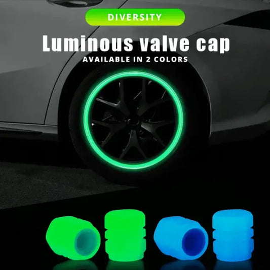 Luminous Tire Valve Cap (pack of 12)