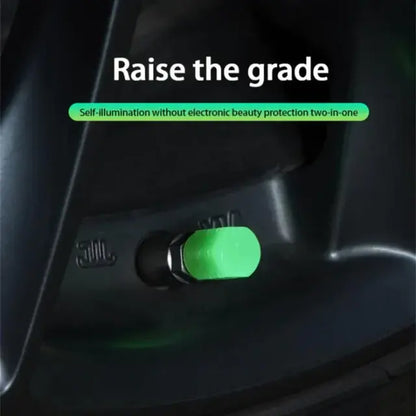 Luminous Tire Valve Cap (pack of 12)